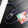 BASEUS kábel Cafule USB / lightning 2.4A 1 meter zlatý-modrý