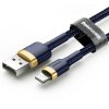 BASEUS kábel Cafule USB / lightning 2.4A 1 meter zlatý-modrý