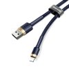 BASEUS kábel Cafule USB / lightning 2.4A 1 meter zlatý-modrý
