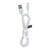 Kabel USB - Micro C366 1 metr bílý (koncovka : 8mm)