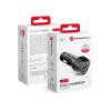 Nabíjačka do auta FORCELL CARBON Type C 3.0 PD20W CC50-1C čierna (Spolu 20W)