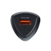 Nabíjačka do auta FORCELL CARBON USB QC 3.0 18W CC50-1A čierna (Spolu 18W)