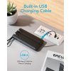 Powerbanka VEGER C10 - 10 000mAh (Micro + Typ C + Lightning 8-pin) čierna