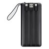 Powerbanka VEGER C10 - 10 000mAh (Micro + Typ C + Lightning 8-pin) čierna