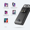 Powerbanka VEGER C20 - 20 000mAh (Micro + Typ C + Lightning 8-pin) čierna