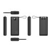 Powerbanka VEGER C20 - 20 000mAh (Micro + Typ C + Lightning 8-pin) čierna
