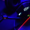 Herné slúchatká s mikrofónom, ART G11 s LED, čierne