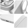 Elegantný kryt ROAR case MATTE GLASS for IPHONE XR farba oceľová