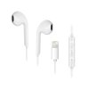 Stereo slúchadlá Forcell pre Apple iPhone Lightning 8-pin NEW BOX biele