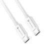 FORCELL nabíjací kábel USB-C > USB-C QC4.0 5A/20V PD100W 2m biely  C339