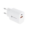 Cestovná nabíjačka Forcell so zásuvkami USB C a USB A - 3A 30 W s funkciou PD a Quick Charge 4.0