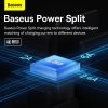 Kábel 3v1 Baseus USB-A > USB-C/ microUSB/ Lightning 100W 1.2 m čierny  CASS030001