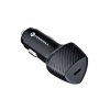 Nabíjačka do auta FORCELL CARBON Type C 3.0 PD20W CC50-1C čierna