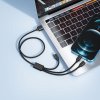 VEGER kábel 3v1 USB-A > USB-C/ Lightning/ micro USB 2A V303 1,2 m čierny
