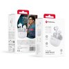 FORCELL F-AUDIO bezdrôtové slúchadlá do uší TWS Clear Sound biele