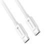 Kábel FORCELL USB-C > USB-C QC4.0 3A/20V PD60W C338 1m biely