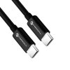 Kábel FORCELL USB-C > USB-C QC4.0 3A/20V PD60W C338 3m čierny