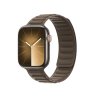 DUX DUCIS BL - jemný tkaný magnetický remienok pre Apple Watch 42/44/45 mm hnedý