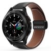 DUX DUCIS YA - remienok z pravej kože pre Samsung Galaxy Watch / Huawei Watch / Honor Watch (20 mm remienok) čierny