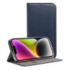 Obal SMART MAGNETO Book pre IPHONE 14 Plus tmavo modrý