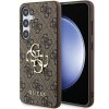 Originálne puzdro GUESS pre SAMSUNG A55 GUHCSA554GMGBR (PU Big 4G Metal Logo) hnedé