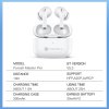 Bluetooth slúchadlá do uší FORCELL F-AUDIO TWS Master PRO biele