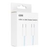 Kábel USB-C na USB-C Power Delivery PD 60W 3A 2m modrý C263
