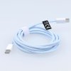 Kábel USB-C na USB-C Power Delivery PD 60W 3A 2m modrý C263