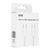 Kábel USB-C na USB-C Power Delivery PD 60W 3A 1,5m modrý C263