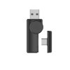 Super Clear Calls bezdrôtové slúchadlá bluetooth FORCELL F-AUDIO TWS ANC + ENC + DONGLE čierne