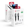 Nabíjací kábel USB-C na Lightning PD 3A 27W Cafule 1,2 m čierny FORCELL F-ENERGY C259
