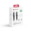 Nabíjací kábel USB-C na Lightning PD 3A 27W Cafule 1,2 m čierny FORCELL F-ENERGY C259