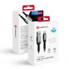 Nabíjací kábel USB-A na Lightning 2,4A 12W Cafule 1,2 m čierny FORCELL F-ENERGY C257