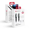Ultra výkonný nabíjací kábel USB-C na USB-C QC4.0 PD 5A 240W Cafule 1,2 m čierna FORCELL F-ENERGY C263