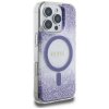 GUESS pre IPHONE 16 Pro Max s MagSafe GUHMP16XRGRGEU (Resin Bottom Glitter) fialové