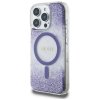 GUESS pre IPHONE 16 Pro Max s MagSafe GUHMP16XRGRGEU (Resin Bottom Glitter) fialové