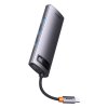 BASEUS adaptér HUB 6v1 Typ C WKWG080013/BS-OH100 0,15 m šedý