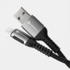 Kábel FORCELL F-ENERGY USB-A na Lightning (2,4A 12W) 2m čierny  (C257)