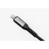 Kábel FORCELL F-ENERGY USB-A na Lightning (2,4A 12W) 2m čierny  (C257)