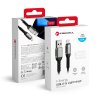 Kábel FORCELL F-ENERGY USB-A na Lightning (2,4A 12W) 2m čierny  (C257)