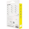 Nabíjací, navíjací kábel BASEUS 3v1 USB-A na Micro USB / Lightning / USB-C 1,1m modrá farba (CB000063)