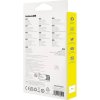 Nabíjací, navíjací kábel BASEUS 3v1 USB-A na Micro USB / Lightning / USB-C 1,1m fialová farba (CB000063)