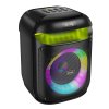 Bluetooth reproduktor HOCO + 2 x bezdrôtový mikrofón HA13 čierna farba