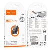 Adaptér HOCO OTG USB-A na Lightning, čierny transparentný (UA36)