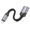 Adaptér HOCO, iPhone Lightning 8-pin na USB-A 3.0, čierna (UA24)