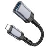 Adaptér HOCO, iPhone Lightning 8-pin na USB-A 3.0, čierna (UA24)