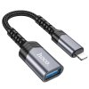 Adaptér HOCO, iPhone Lightning 8-pin na USB-A 3.0, čierna (UA24)
