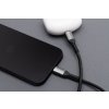 Kábel FORCELL F-ENERGY C263 USB-C na typ C QC4.0 PD 5A 240W Cafule 2 m čierny