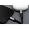 Kábel FORCELL F-ENERGY C263 USB-C na typ C QC4.0 PD 5A 240W Cafule 2 m čierny