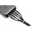 Kábel FORCELL F-ENERGY C263 USB-C na typ C QC4.0 PD 5A 240W Cafule 2 m čierny
